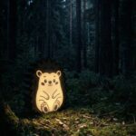 Süni formájú gyerek éjjeli lámpa led világítással segít az elalvásban