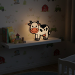 boci formájú éjjeli lámpa gyerekeknek gyerekszobába